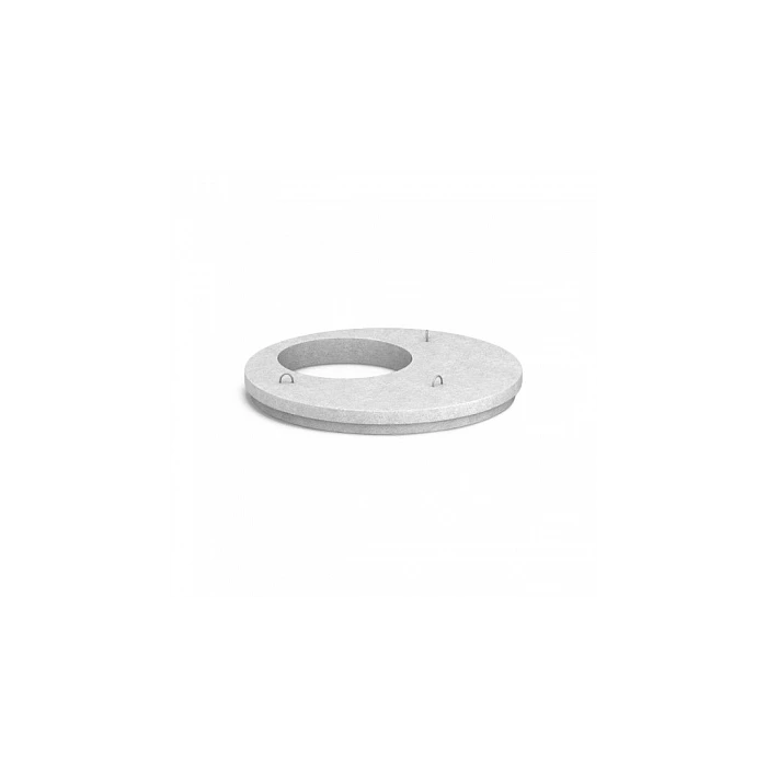 Бетонная крышка колодца с четвертью П-15ч