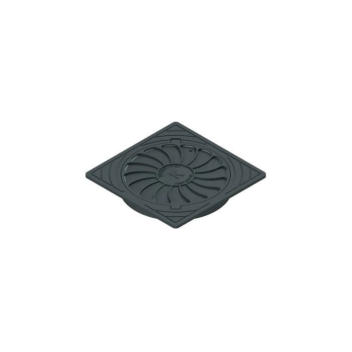 Корпус квадратного люка тип Т (С150) 75х75 с пазом под РТИ