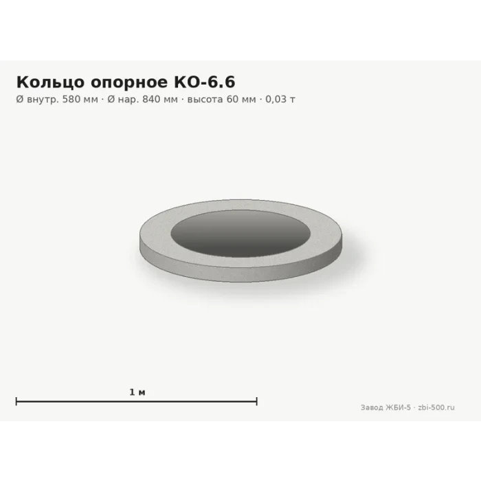 Кольцо опорное КО-6.6