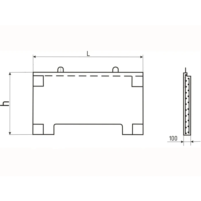 Стенка рассекатель вс-10-03
