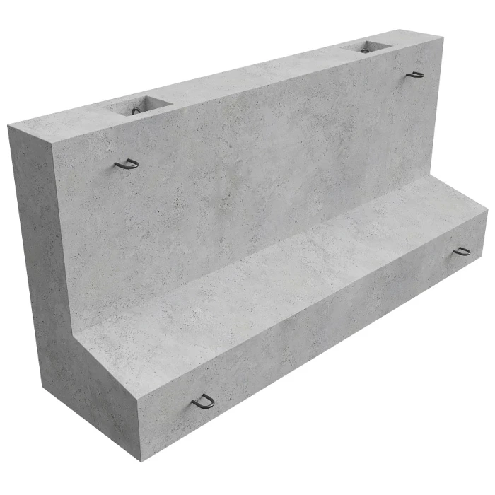 Блок противофильтрационного экрана L-образной формы БЭ-2