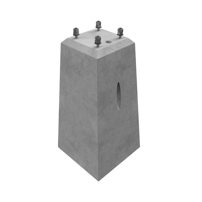 Фундамент серии 3.407.9-146 под стойки контактной сети ФС 150.77.А