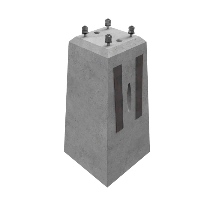 Фундамент серии 3.407.9-146 под стойки контактной сети ФС 150.77